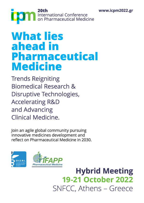 20th International Conference on Pharmaceutical Medicine | SNFCC, Athens & Hybrid